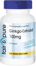 fair & pure Ginkgo-Extrakt (100 mg), 90 Kapseln Dose