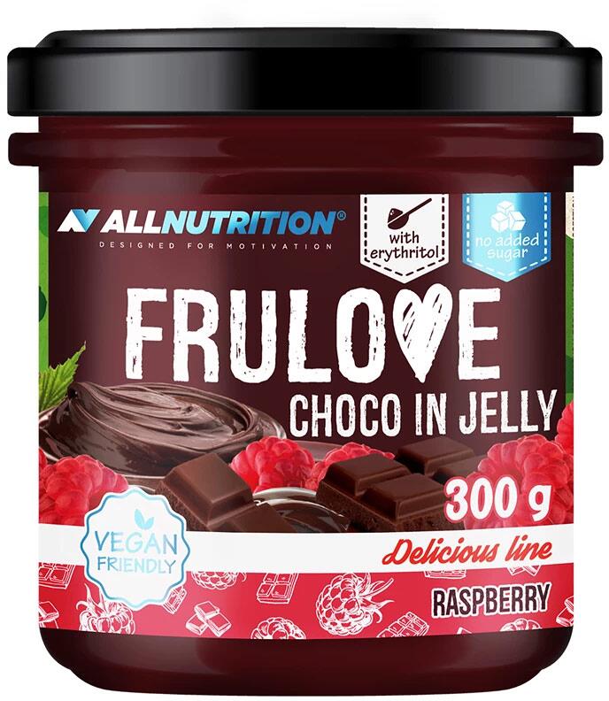 Allnutrition Frulove Choco In Jelly, 300 g Glas, Raspberry