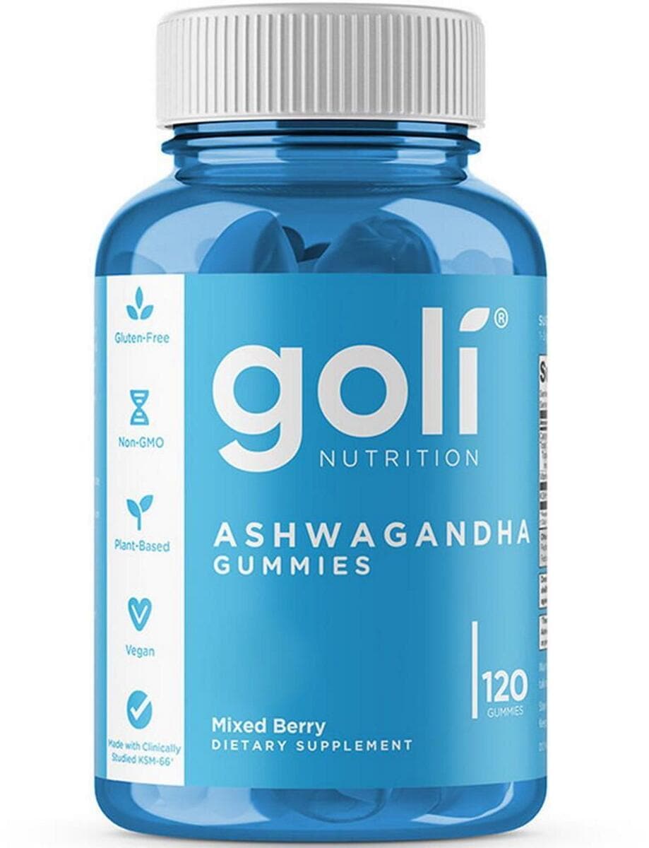 Goli Nutrition Ashwagandha Gummies, 120 Gummis, Mixed Berry