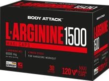 Body Attack L-Arginine 1500,120 Kapseln Blister