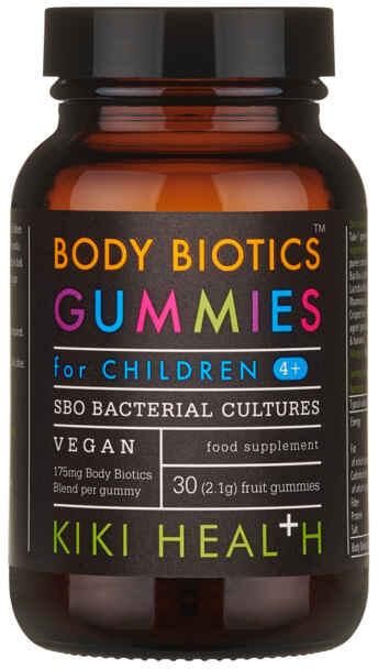 Kiki Health Body Biotics Gummies 175mg für Kinder, 30 Gummies Dose, Fruity