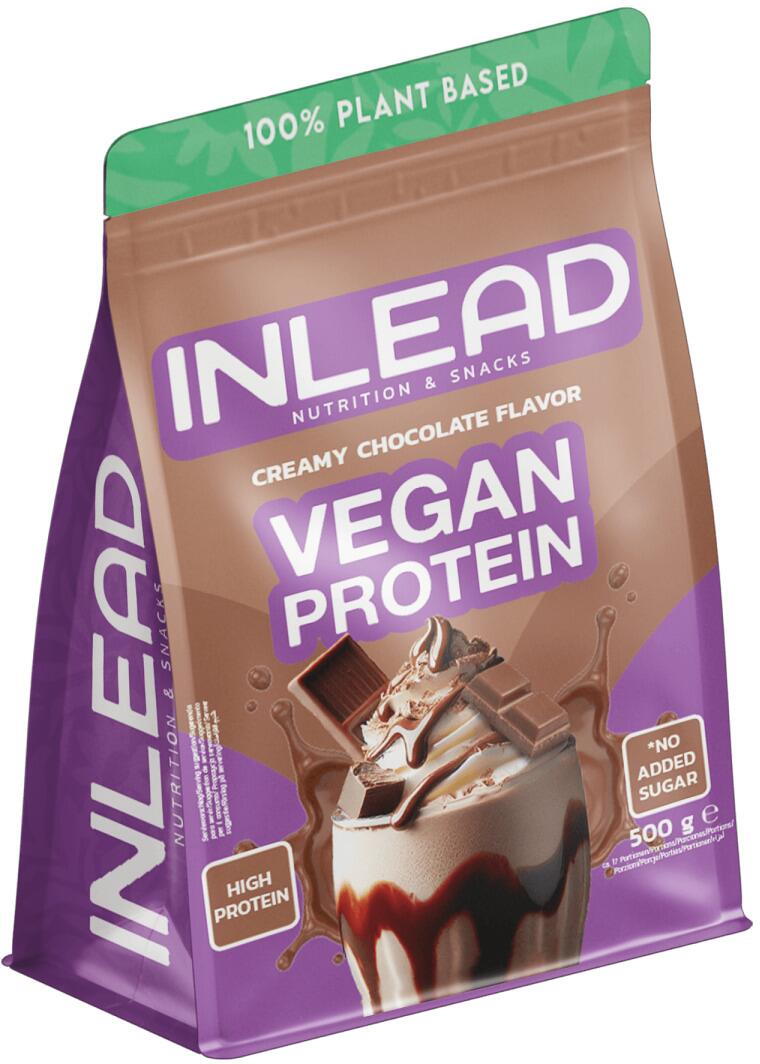 Inlead Vegan Protein, 500 g Beutel, Creamy Chocolate