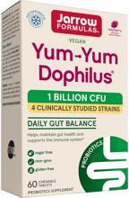 Jarrow Formulas Yum-Yum Dophilus, 1 Billion CFU, 60 Tabletten, Raspberry