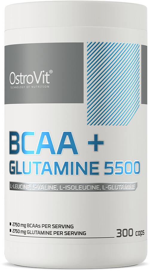 OstroVit BCAA + Glutamine - 5500 mg, 300 Kapseln