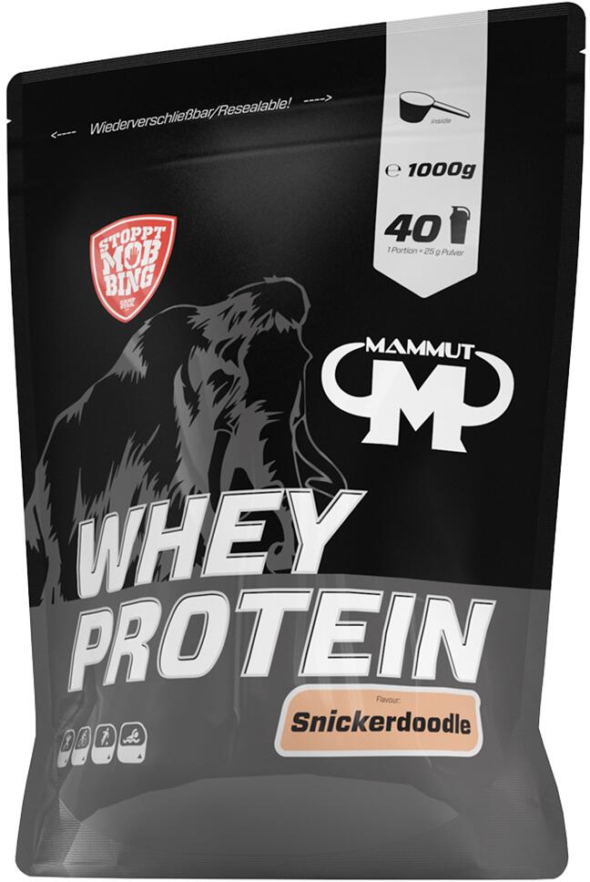 Best Body Mammut Whey Protein, 1000 g Beutel, Snickerdoodle
