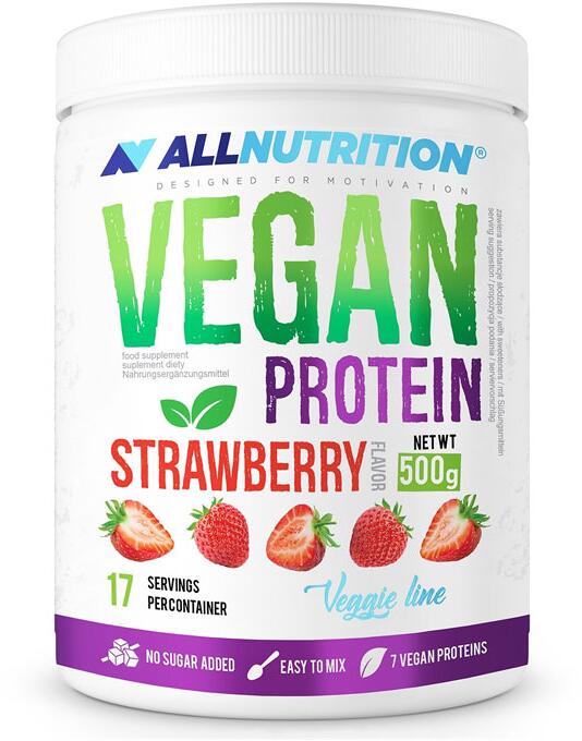 Allnutrition Vegan Protein, 500 g Dose, Chocolate