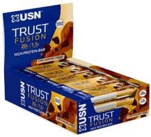 USN Trust Fusion Bar, 15 x 55 g Riegel