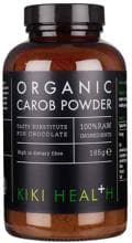 Kiki Health Organic Carob Pulver, 185 g Dose, Cacao