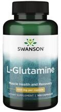 Swanson L-Glutamin, 100 Kapseln
