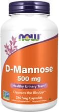 Now Foods D-Mannose 500 mg, 240 Kapseln