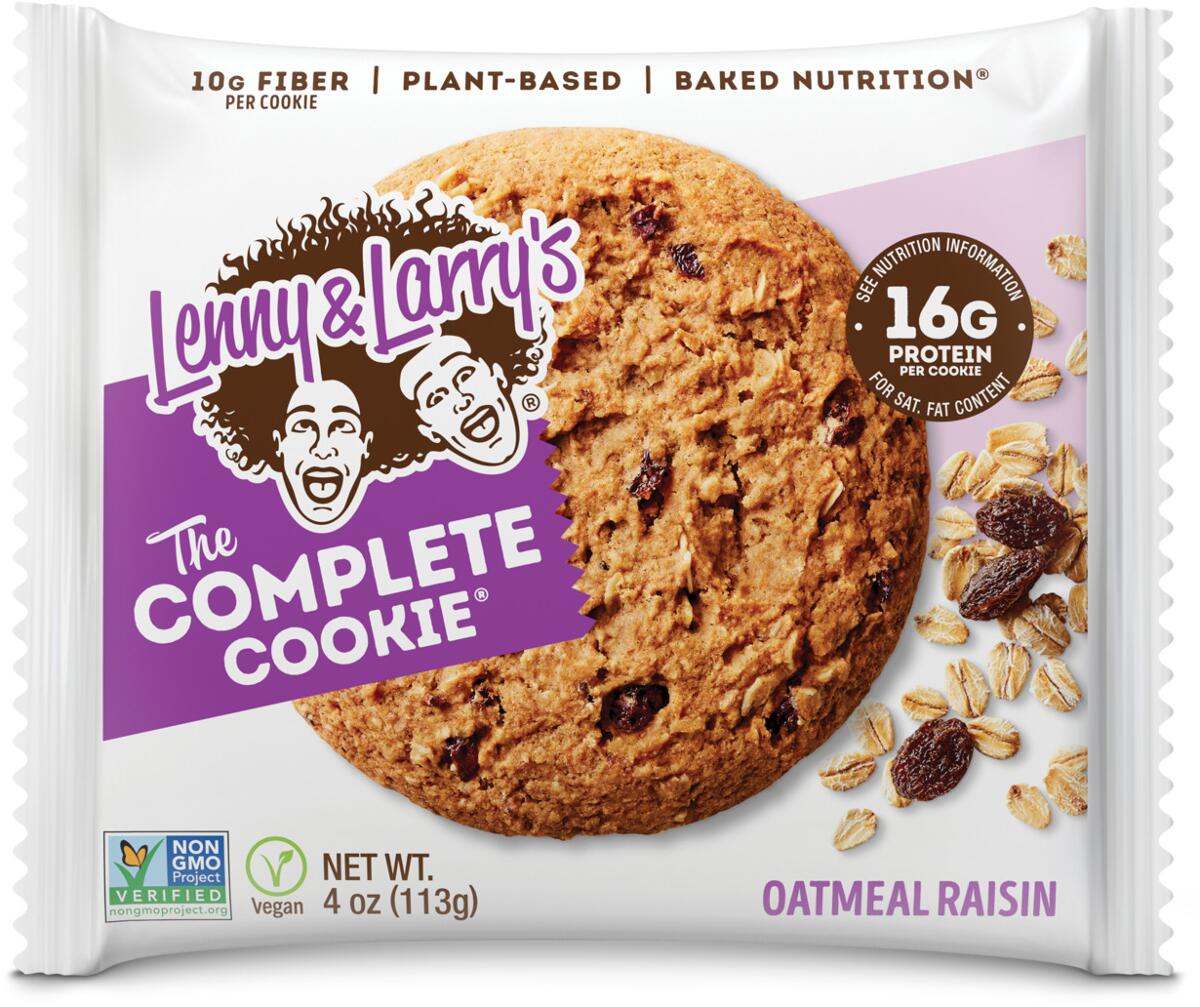 Lenny & Larrys The Complete Cookie, 12 x 113g Box, Oatmeal Raisin