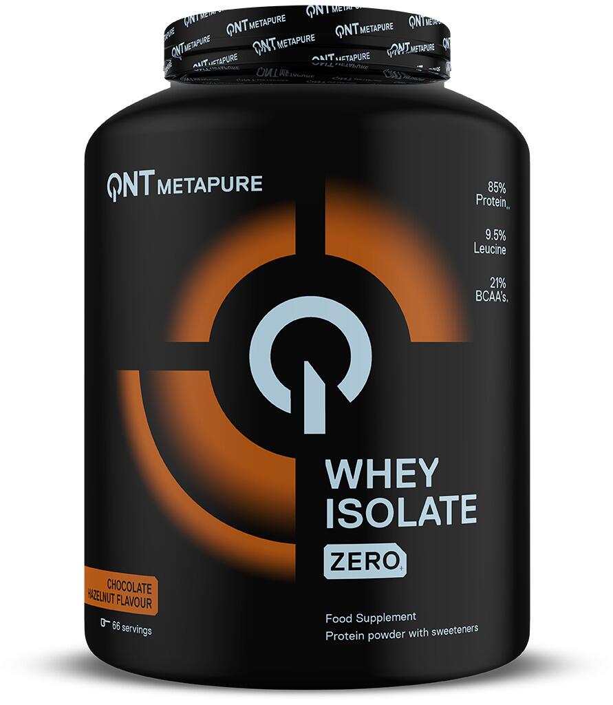 QNT Metapure Zero Carb Whey Isolate, 2000 g Dose, Chocolate Hazelnut