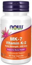 Now Foods MK-7 Vitamin K-2 Extra Strength 300 mcg, 60 Kapseln