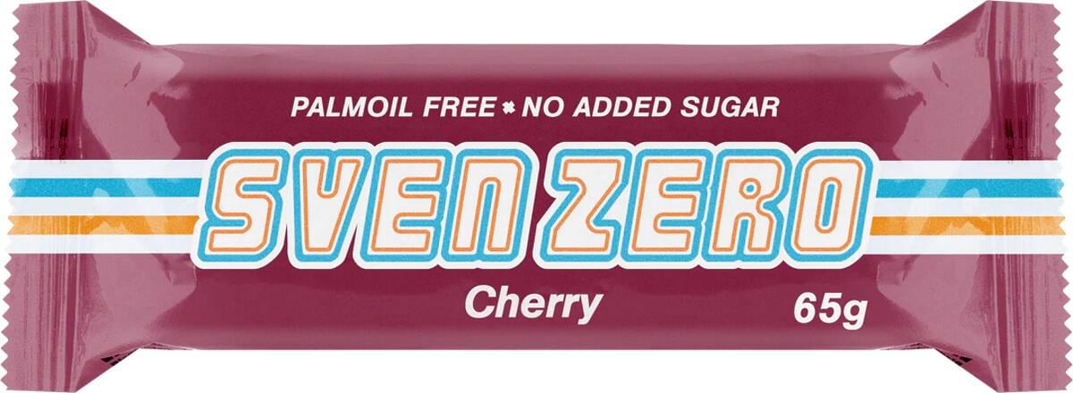 Sven Jack Zero Haferflockenriegel, 20 x 65 g Riegel, Cherry
