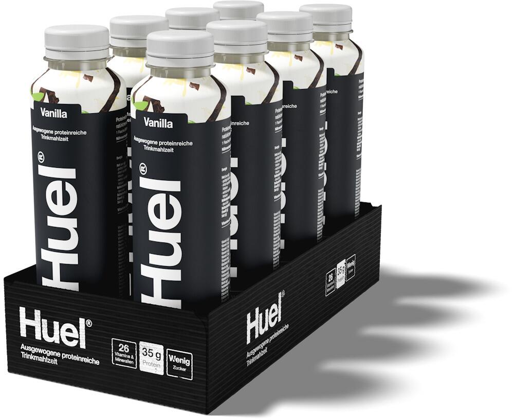Huel Trinkmahlzeit - Black Edition, 8 x 500 ml Flasche (inkl. 2,- Euro Pfand), Vanilla