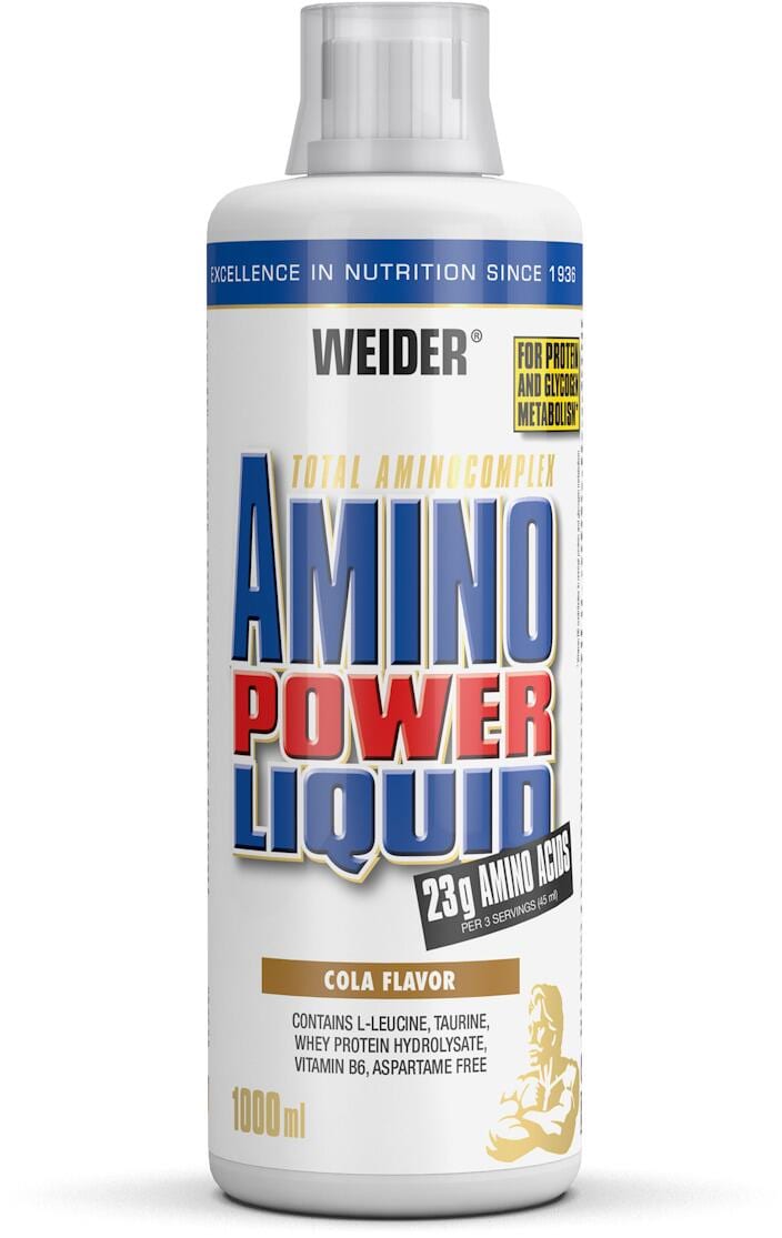 Joe Weider Amino Power Liquid, 1000 ml Flasche, Cola