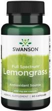 Swanson Full Spectrum Lemongrass 400 mg, 60 Kapseln