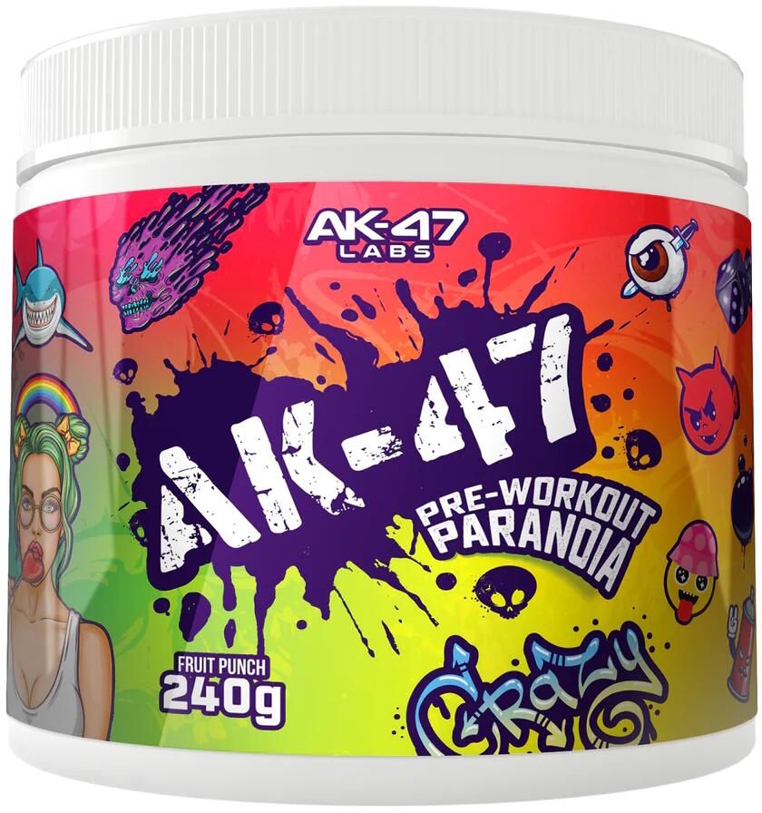 AK-47 Labs Pre-Workout Paranoia, 240 g Dose, Cotton Candy