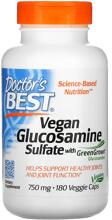 Doctors Best Vegan Glucosamine Sulfate with GreenGrown Glucosamine - 750 mg, 180 Kapsel