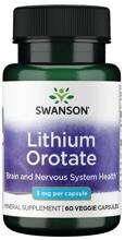 Swanson Lithium Orotate, 60 Kapseln