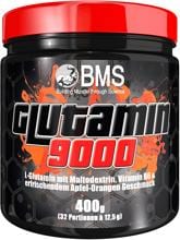BMS Glutamin 9000, 400 g Dose, Apfel-Orange