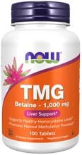 Now Foods TMG Betaine - 1000 mg, 100 Tabletten