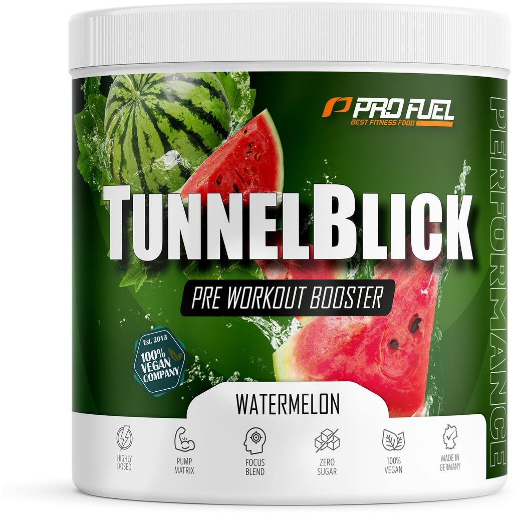 ProFuel Tunnelblick Pre Workout Booster, 440 g Dose, Watermelon