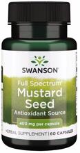 Swanson Full Spectrum Mustard Seed 400 mg, 60 Kapseln
