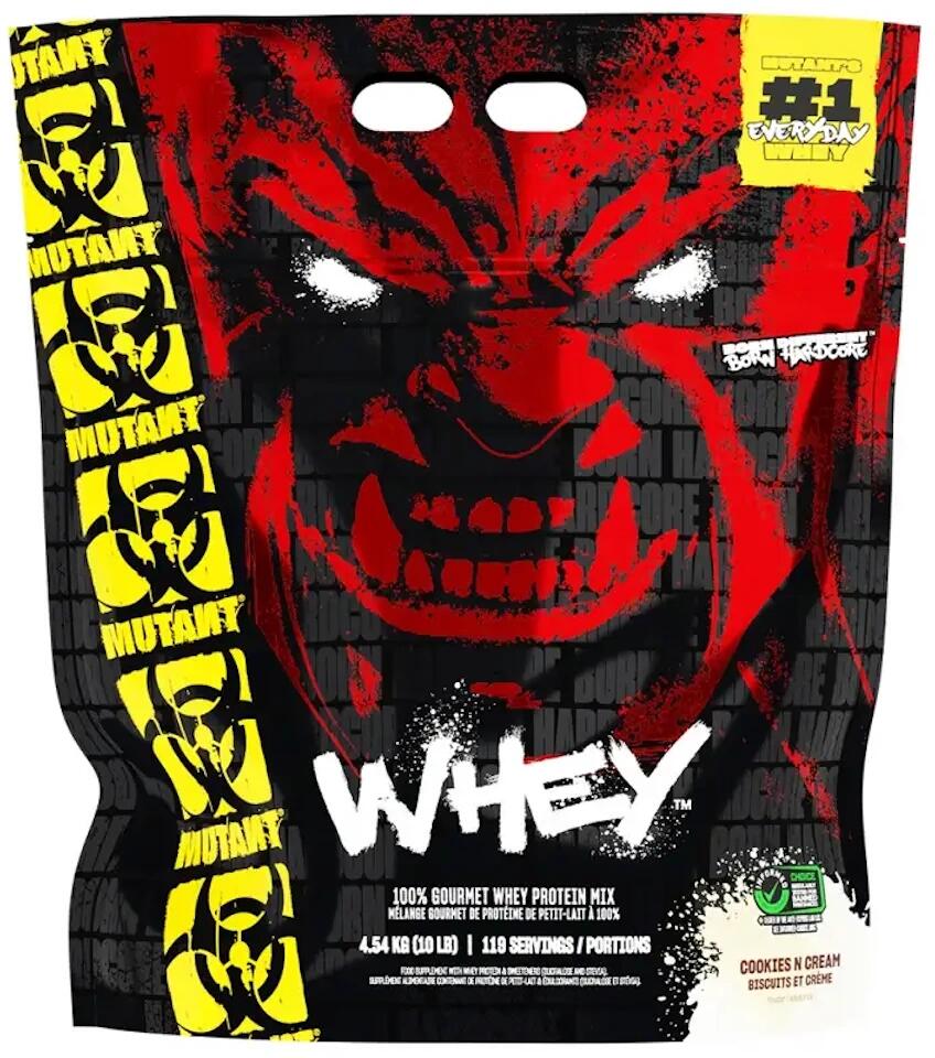 Mutant Whey, 4536 g Beutel, Cookies & Cream