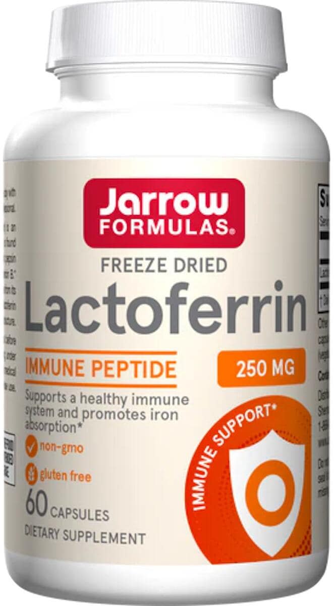 Jarrow Formulas Lactoferrin - 250 mg, 60 Kapseln