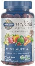 Garden of Life mykind Organics - Men"s Multi 40+, 120 Gummies, Organic Berry