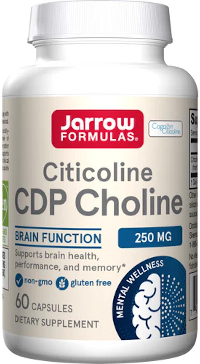 Jarrow Formulas Citicoline CDP Choline - 250 mg, 60 Kapseln